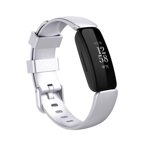 Sport Strap For Fitbit Inspire 2 Silicone Loop Smart Watch Accessories-Silver