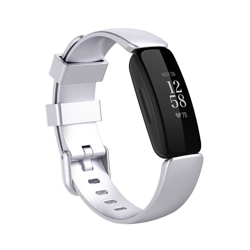 Sport Strap For Fitbit Inspire 2 Silicone Loop Smart Watch Accessories-Silver
