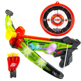 Crossbow Set Archery Toy with LED Flash Lights for Kids 6+