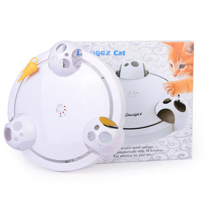 Turntable Cat Toy Interactive Electronic Toy for Cat or Kitten