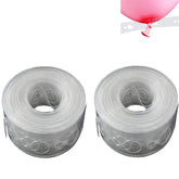 2 Pack 5M Clear Balloon Decorating Strip for Party Wedding DIY