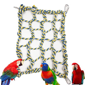 Pet Climbing Rope Net Hanging Bed Habitat Decor-Yellow