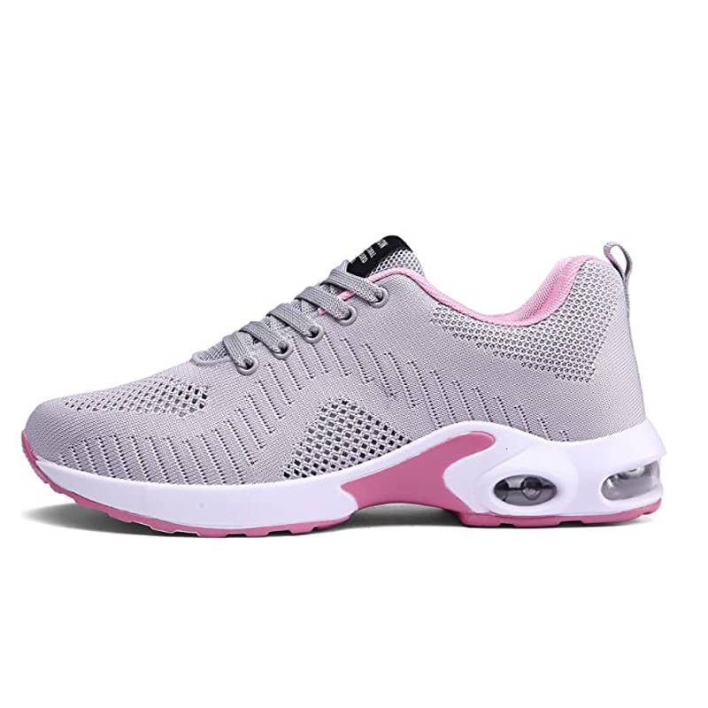 Women Casual Shoes Lightweight Athletic Walking Sneakers-Grey