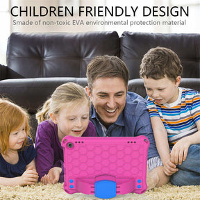 Hive Kindle Fire HD8/HD8 Plus (2020) Tablet Case Durable Stand Cover With Shoulder Strap-RoseBlue