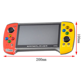 5.1 in Retro Handheld Video Game Console Built-in 10000+ Games for Camera Video-Yellow