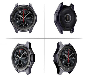 TPU Soft FrameCover For Samsung Galaxy Gear S3 42mm/46mm-Black
