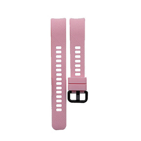 HWRY Silicone Watch Band Quick Release Strap Replacement Wristband For Huawei Band 4/5 And Honor Band 4/5 For Women-Pink