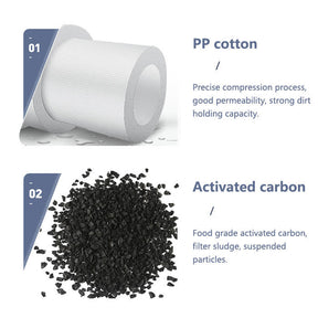 Straw Water Filter Survival Filtration Portable Gear Emergency Preparedness For Camping Travel-Blue