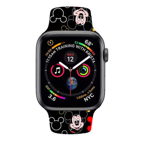 Soft Silicone Cartoon Mickey Mouse Bands for Apple Watch Series SE/6/5/4/3/2/1-C6