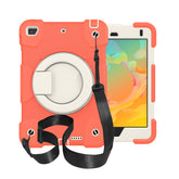 iPad Case For iPad Mini 4/5 with 360¡ãSwivel Stand-Coral Orange