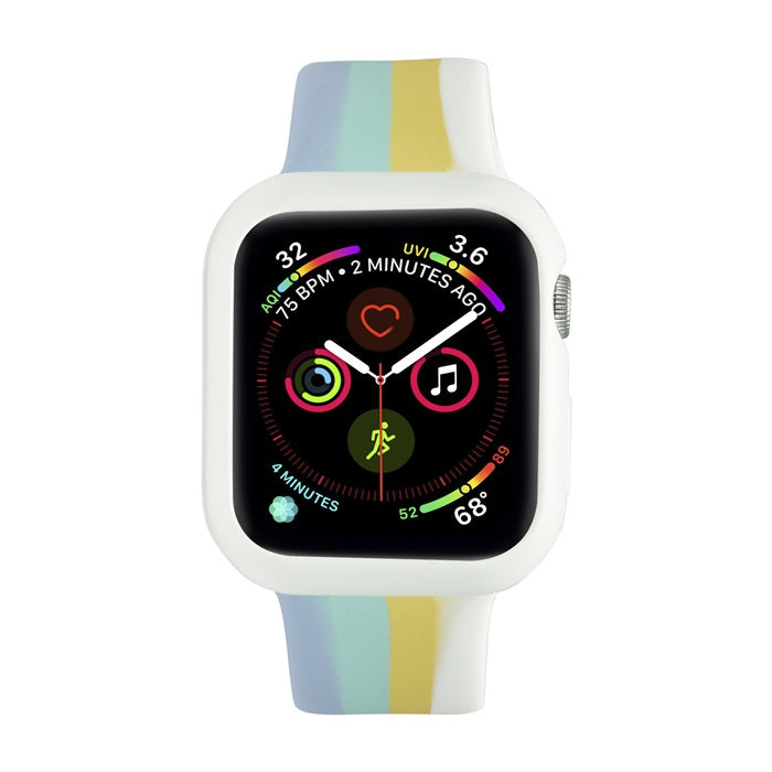 Colorful Silicone Sport Watch Band For Apple iWatch Series-08