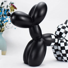 Cute Balloon Dog Statue Modern Home Decoration-Black