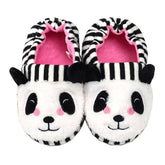 Cute Panda Plush Slippers for Baby Girls Soft Winter House Shoes