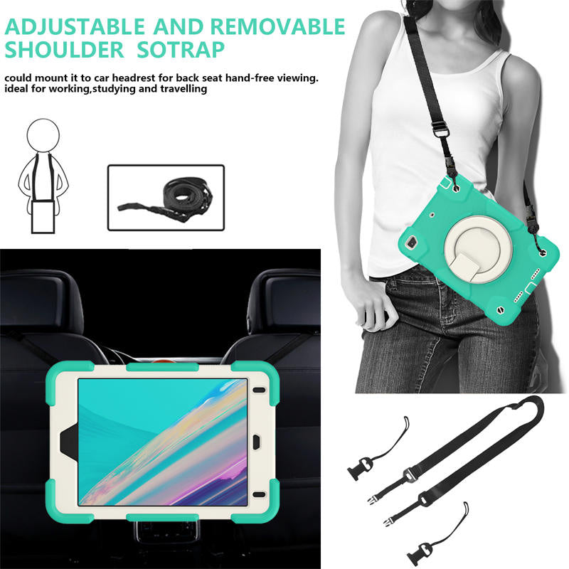 iPad Case For iPad Mini 4/5 with 360¡ãSwivel Stand-Mint Green