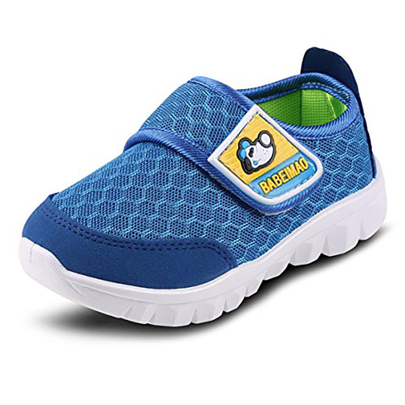 Baby Sneaker Shoes Breathable Mesh Athletic Casual Shoes For Boys Girls-Blue