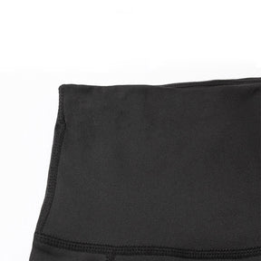 Women Yoga Shorts With Pockets High Waist Running Fitness Leggings Sports Quick Drying Tight Pants 2049-Black