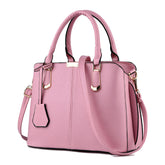 Womens Fashion Handbags Top Handle High Capacity Tote-Pink
