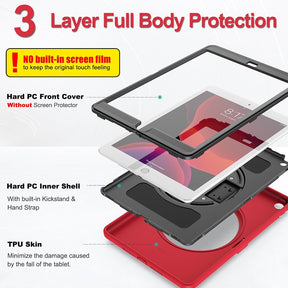 B-Spider Man Tablet Case Shockproof Protective Cover For Samsung Galaxy Tab A7 10.4 T500/T505/T507/T505N 2020-Red