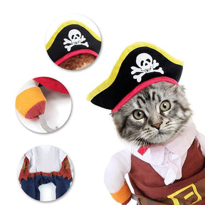 Pet Halloween Funny Costumes for Dog Cat Buccaneer