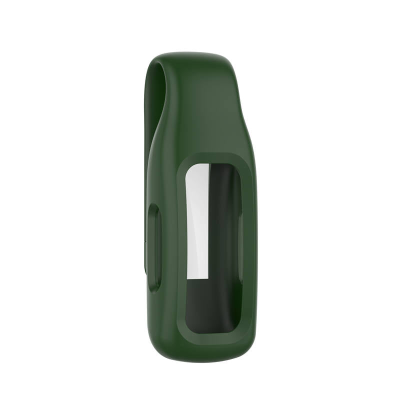 Soft Silicone Clip Holder Replacement for Fitbit Inspire 2 Sport-Army Green