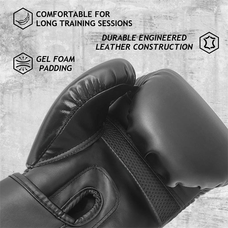 Boxing Training Gloves with 180 Inches Handwraps for Men