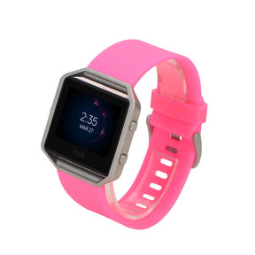 Replacement Sport Silicone Strap for Fitbit Blaze Watch Band-Pink