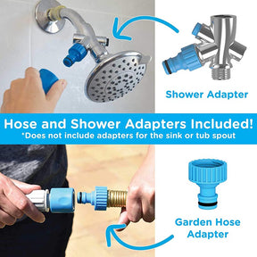 Pet Bathing Tools Sprayer and Scrubber in One for Dogs and Cats with Shower Hose Adapter