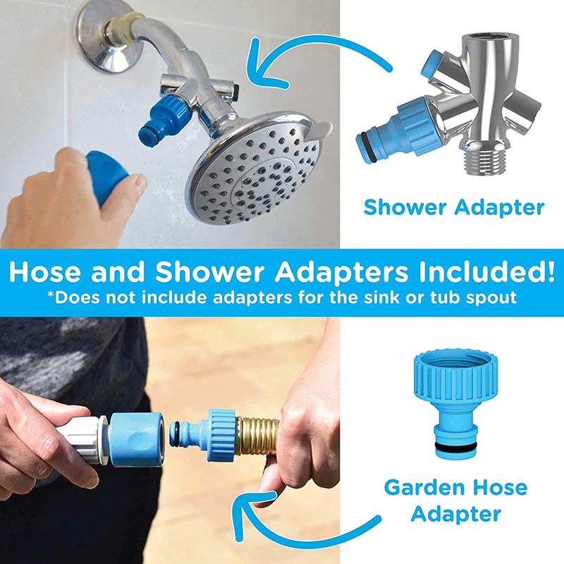 Pet Bathing Tools Sprayer and Scrubber in One for Dogs and Cats with Shower Hose Adapter