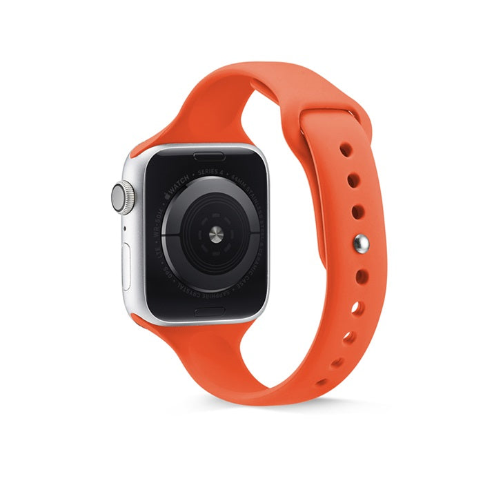 XMY Soft Silicone Watch Band For Apple iWatch Series-Orange