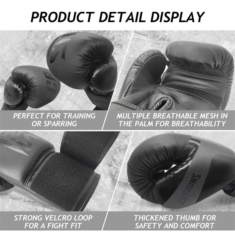 Boxing Training Gloves with 180 Inches Handwraps for Men