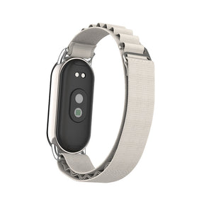 Nylon Sports Strap with Adjustable Metal G-hook for Mi 8 Watch-Starlight A