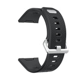 Soft Silicone Band For Fitbit Ionic Smart Watch Replacement Accessories-Black