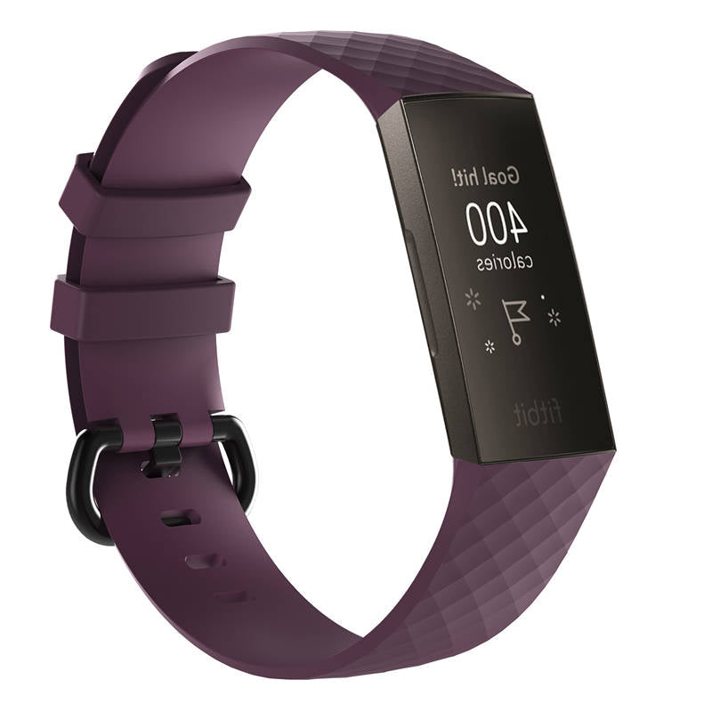Watch Band For Fitbit Charge 3 Smart Watch Replacement Accessories-Purple