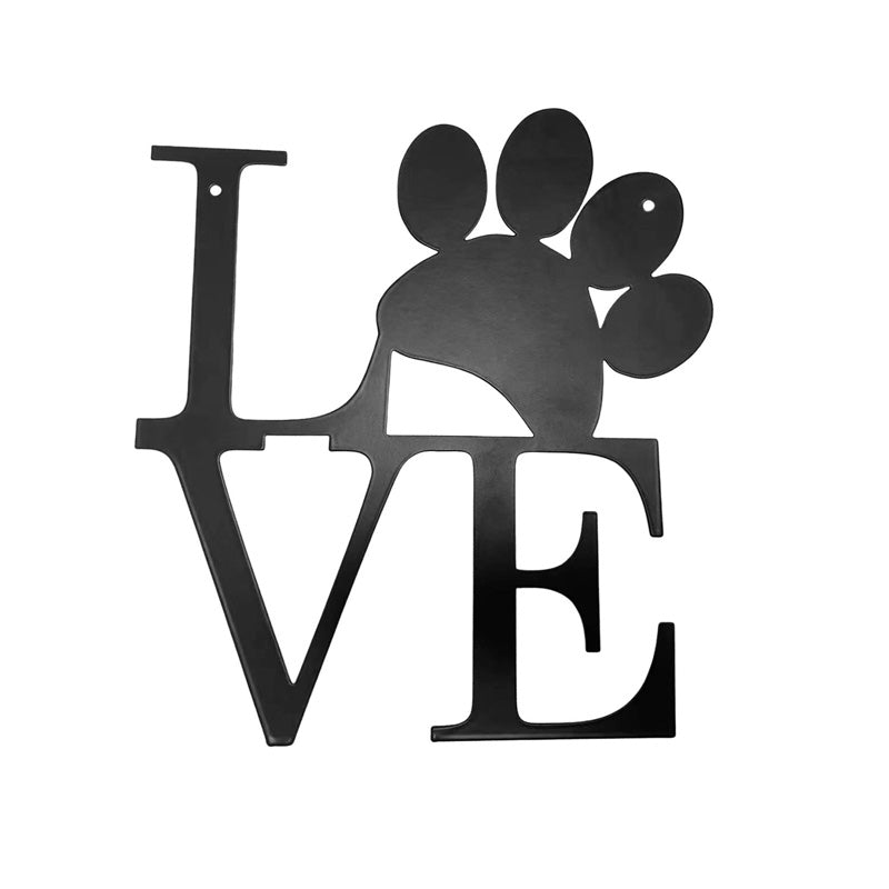 Dog Claw Love Wall Decor Home Decoration for Living Room