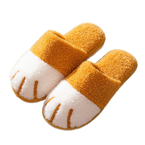 Memory Foam Unisex Slippers Comfortable Cute Animal Soft Shoes-Yellow