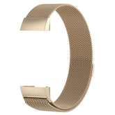 For Fitbit Charge 3 Wristband Milanese Replacement Stainless Steel Watch Band-Champagne