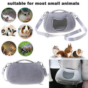 Portable Pet Outgoing Carrier Bags with Adjustble Shoulder Strap-Grey