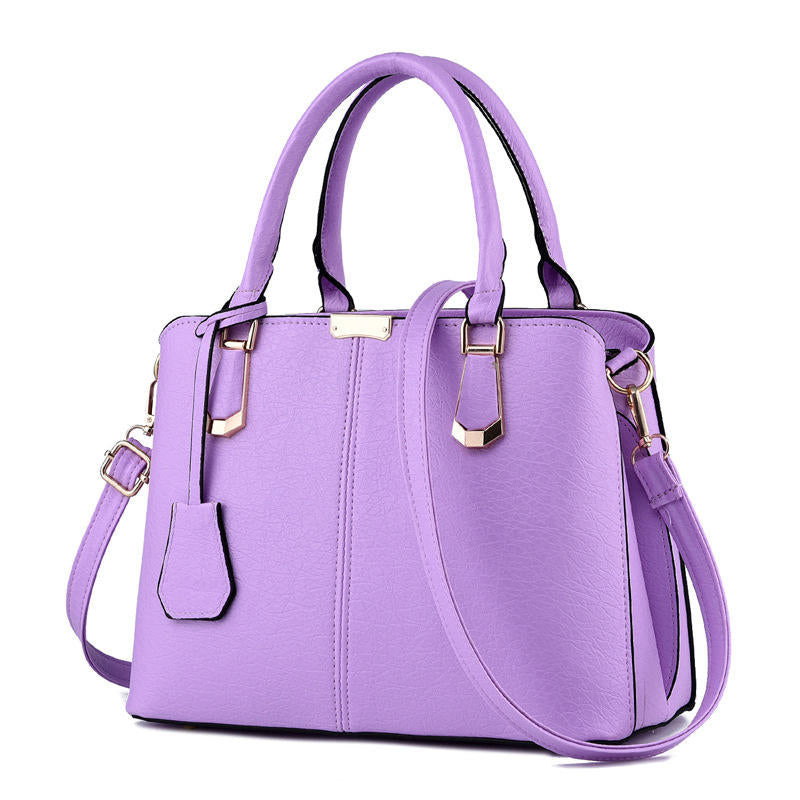 Womens Fashion Wallets and Handbags Handbag Top Handle Shouder Bags Shouder Bags-Purple