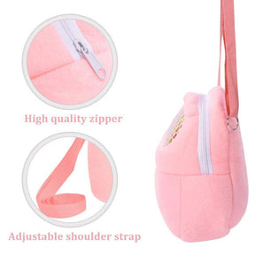 Travel Portable Hamster Backpack With Snacks-Pink