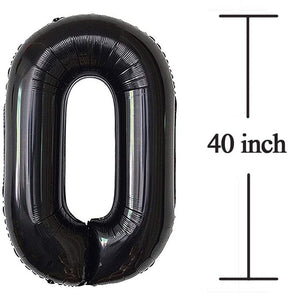 Number Balloons Giant Jumbo Number Foil Mylar Balloons for Birthday and Anniversary Decorations -Silver