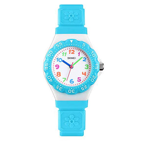 Kids Waterproof Quartz Watch Fashion Watch-LightBlue