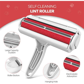 Pet Hair Remover Roller Dog & Cat Fur Remover with Self-Cleaning Base Hair Removal Tool