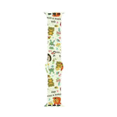 Color Printing Silicone Watch Band For Apple Watch SE/6/5/4/3/2/1(Cartoon Animals)