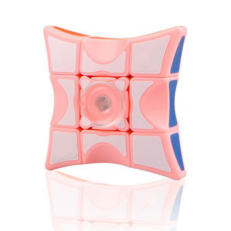 Fidget Spinner 1X3X3 Speed Cube Puzzle Toys for Kids Audlts-Coral