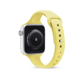 XMY Soft Silicone Watch Band For Apple iWatch Series-Yellow