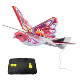 Kids Flying Remote Control Bird Toy with Bionic Flapping Wings-Red