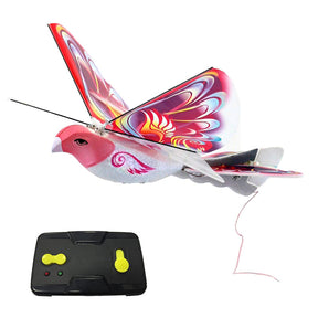 Kids Flying Remote Control Bird Toy with Bionic Flapping Wings-Red