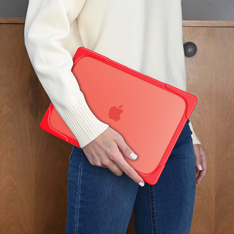 Anti Fall Case Breathable Compatible with Macbook Air 15 2023 A2941-Red