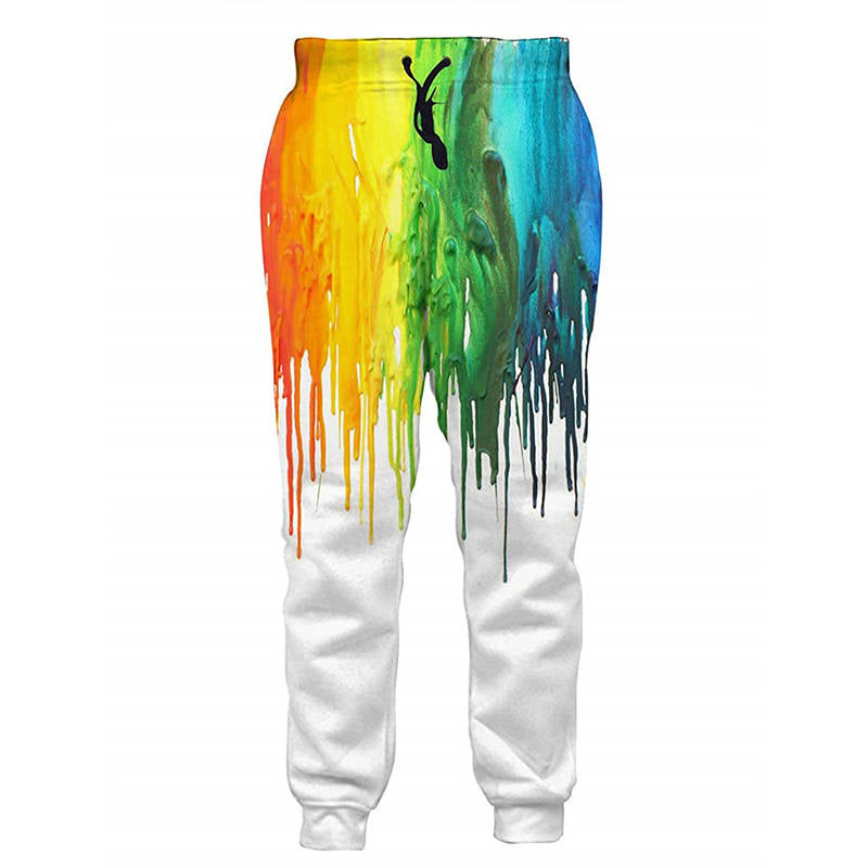 Boys Jogger Pants Funny 3D Graphic Sweatpants Athletic Sports Pants for Kids-Pigment