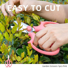 Home & LivingFloral Scissors Premium Steel Garden Plant Trimming Tools for Gardening Flower Arrangement - -Pink